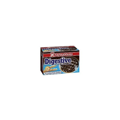 ΠΑΠΑΔΟΠΟΥΛΟΥ DIGESTIVE ΜΕ ΜΑΥΡΗ ΣΟΚΟΛΑΤΑ 200gr.