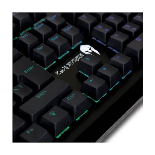 ΕΝΣΥΡΜΑΤΟ ΜΗΧΑΝΙΚΟ GAMING ΠΛΗΚΤΡΟΛΟΓΙΟ ΜΕ BACKLIGHT RGB ΚΑΙ ΕΠΙΦΑΝΕΙΑ ΑΠΟ ΑΛΟΥΜΙΝΙΟ NOD IRON STRIKE