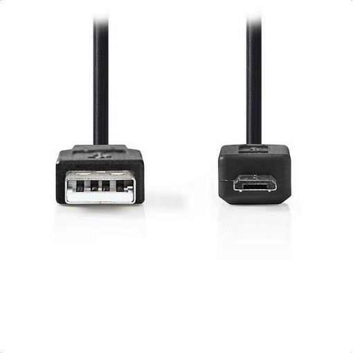 ΚΑΛΩΔΙΟ USB HIGH-SPEED A - MICRO B USB 1m NEDIS CCGT60500BK10