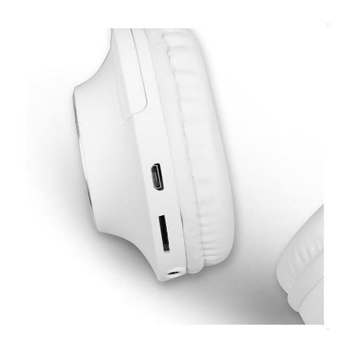 BLUETOOTH OVER-EAR ΑΚΟΥΣΤΙΚΑ ΜΑΥΡΑ ΜΕ ΜΙΚΡΟΦΩΝΟ ΛΕΥΚΑ NOD PLAYLIST WHITE