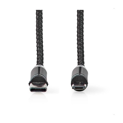 ΚΑΛΩΔΙΟ USB HIGH-SPEED A - MICRO B USB/ USB-C 2m ΜΕ ΜΑΓΝΗΤΙΚΟ ΑΚΡΟ  NEDIS CCGB60630BK20