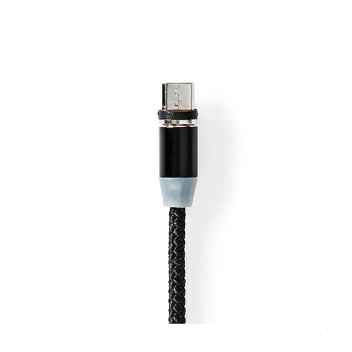 ΚΑΛΩΔΙΟ USB HIGH-SPEED A - MICRO B USB/ USB-C 2m ΜΕ ΜΑΓΝΗΤΙΚΟ ΑΚΡΟ  NEDIS CCGB60630BK20