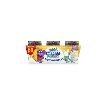 FRUTOMANIACS ΜΠΑΝΑΝΑ & ΣΟΚΟΛΑΤΑ (3Χ140gr)