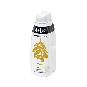AROMATICS ΑΦΡΟΛΟΥΤΡΟ 650ml - (MUSK) (1+1 ΔΩΡΟ)