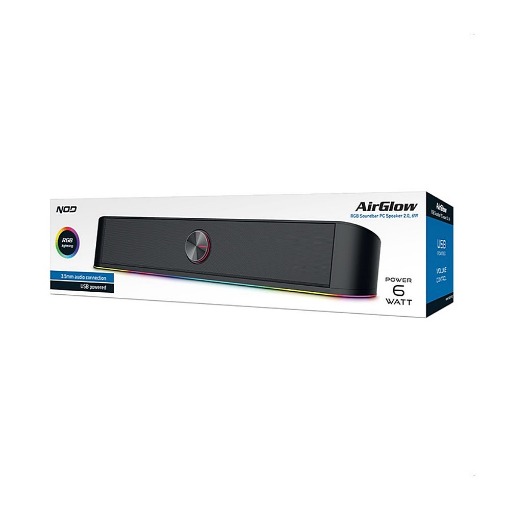 SOUNDBAR ΗΧΕΙΟ ΥΠΟΛΟΓΙΣΤΗ RGB 6W NOD AIRGLOW
