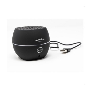 ΦΟΡΗΤΟ ΗΧΕΙΟ BLUETOOTH 3W ΜΑΥΡΟ SUPERIOR MYWAY DOT