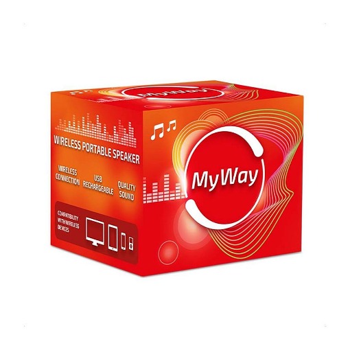 ΦΟΡΗΤΟ ΗΧΕΙΟ BLUETOOTH 3W ΜΑΥΡΟ SUPERIOR MYWAY DOT