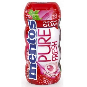 MENTOS PURE FRESH POCKET BOTTLE STRAWBERRY 28g