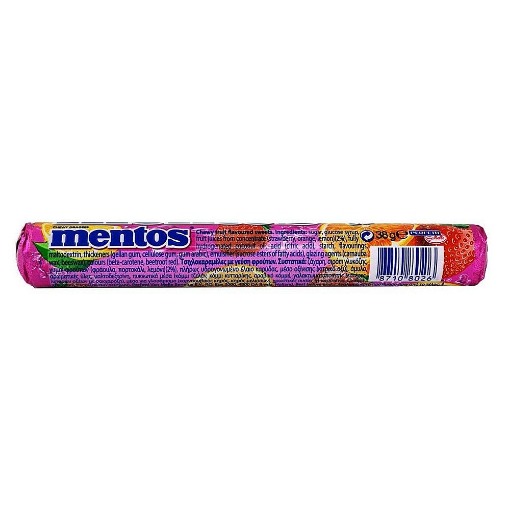 MENTOS STICK FRUIT 38g