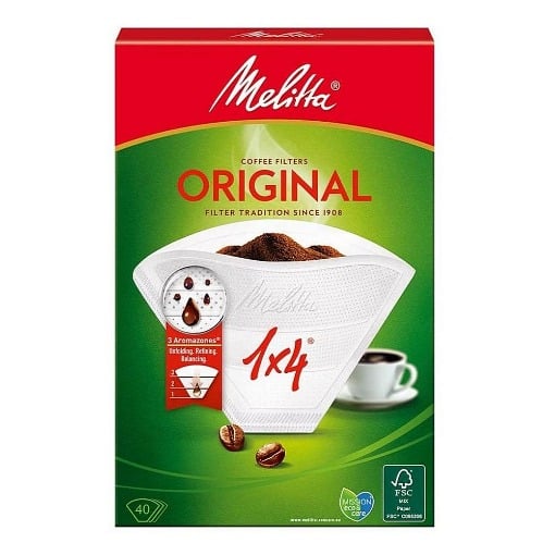 MELITTA 1x4 ΦΙΛΤΡΑ ΚΑΦΕ (40τεμ.)
