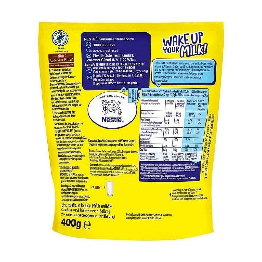 NESTLE NESQUICK ΡΟΦΗΜΑ ΚΑΚΑΟ ΣΑΚΟΥΛΑ 400g