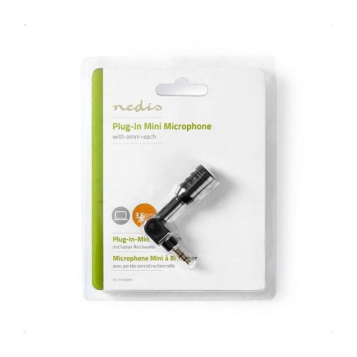 ΜΙΝΙ PLUG-IN ΜΙΚΡΟΦΩΝΟ NEDIS MICMJ100BK