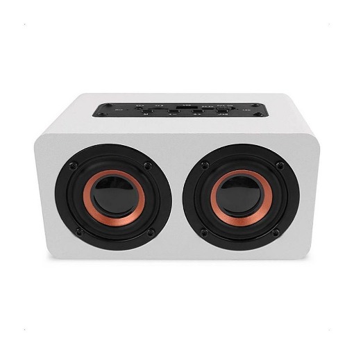 ΞΥΛΙΝΟ ΦΟΡΗΤΟ BLUETOOTH ΗΧΕΙΟ ΣΕ PURE WHITE ΧΡΩΜΑ 10W NOD RnB CONCERT