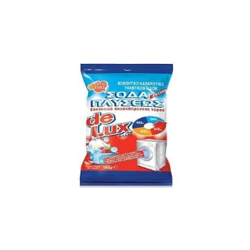 DE LUX ΣΟΔΑ ΠΛΥΣΕΩΣ ΣΚΟΝΗ 500gr.