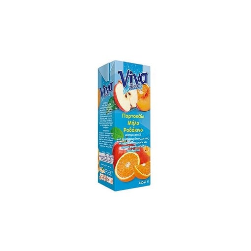 VIVA 250ml - (ΚΟΚΤΕΙΛ ΠΟΡΤΟΚΑΛΙ/ΜΗΛΟ/ΡΟΔΑΚΙΝΟ)