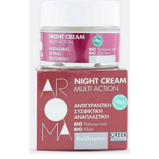 AROMA NIGHT FACE CREAM MULTΙ ACTΙΟΝ 50ml