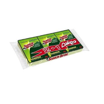 SCOTCH BRITE ΣΦΟΥΓΓΑΡΑΚΙΑ (2+1 τεμ) ΠΟΛΥ ΔΥΝΑΤΟ