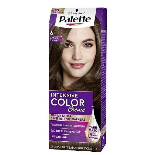 PALETTE SEMI-SET (6) (ΞΑΝΘΟ ΣΚΟΥΡΟ)