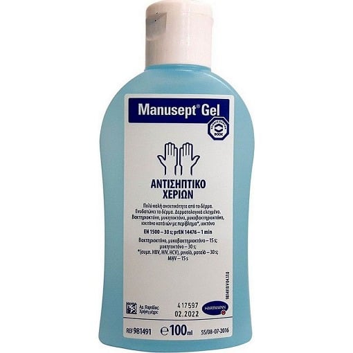 MANUSEPT GEL ΑΝΤΙΣΗΠΤΙΚΟ ΧΕΡΙΩΝ 100ml