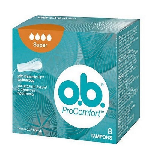 O.B. TAMPONS PROCOMFORT (8ΤΜΧ) - (SUPER)
