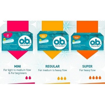 O.B. TAMPONS PROCOMFORT (8ΤΜΧ) - (SUPER)