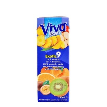 VIVA 250ml - (EXOTIC / ΦΥΣΙΚΟΣ ΧΥΜΟΣ)