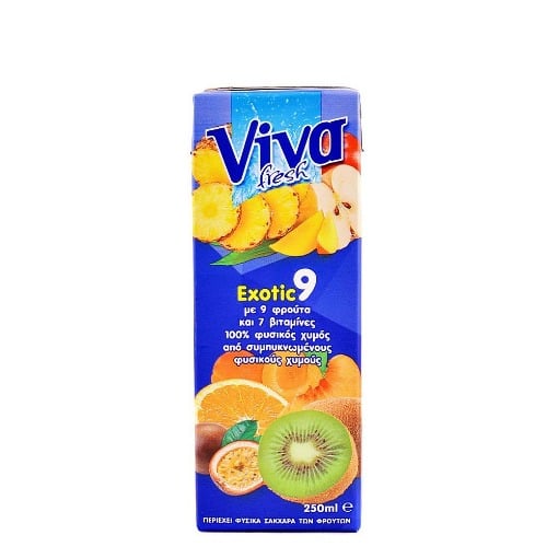 VIVA 250ml - (EXOTIC / ΦΥΣΙΚΟΣ ΧΥΜΟΣ)