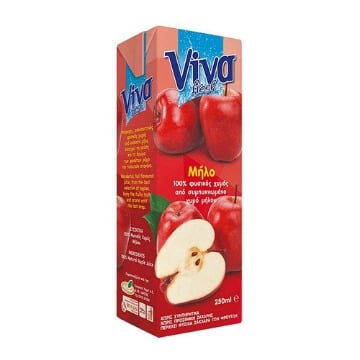 VIVA 250ml - (ΜΗΛΟ ΦΥΣΙΚΟΣ ΧΥΜΟΣ)