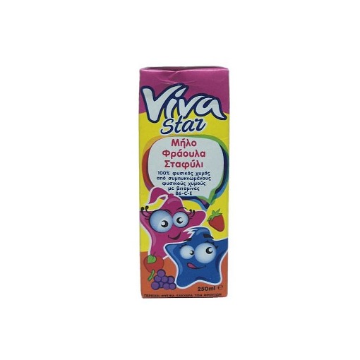 VIVA STAR 250ml - (ΜΗΛΟ/ΣΤΑΦΥΛΙ/ΦΡΑΟΥΛΑ)