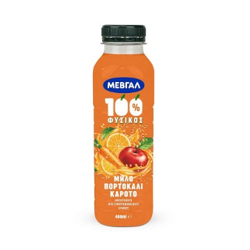 ΜΕΒΓΑΛ ΧΥΜΟΣ ΚΑΡΟΤΟ/ΜΗΛΟ/ΠΟΡΤΟΚΑΛΙ 400ml