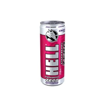 HELL ENERGY DRINK 250ml - (ZERO-STRAWBERRY)