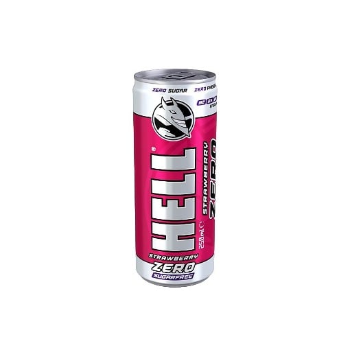 HELL ENERGY DRINK 250ml - (ZERO-STRAWBERRY)