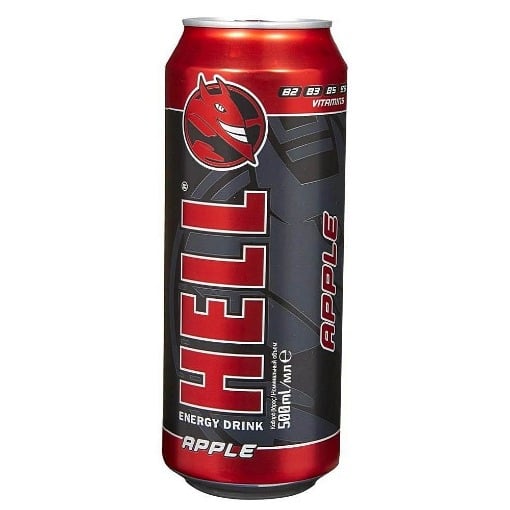 HELL ENERGY DRINK 500ml - (APPLE)