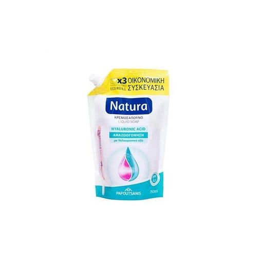 NATURA L/S REFIL ΥΑΛΟΥΡΟΝΙΚΟ 750ML X12TEM.-0.45