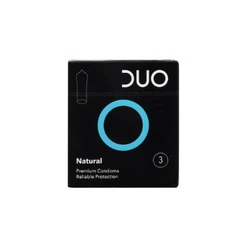 Duo Natural Προφυλακτικά Κανονικά, 3τεμ