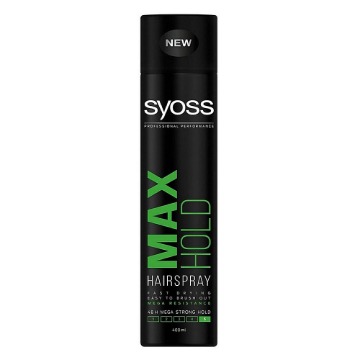 SYOSS HAIR SPRAY 400ml - (No 5) (MAX HOLD/ΠΡΑΣΙΝΟ)