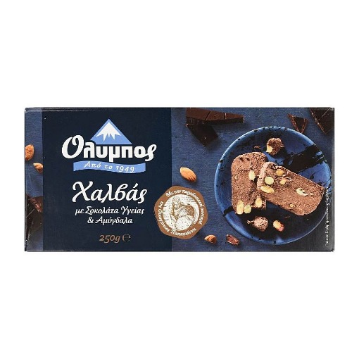 ΟΛΥΜΠΟΣ ΧΑΛΒΑΣ ΣΟΚΟΛΑΤΑ ΥΓΕΙΑΣ ΑΜΥΓΔΑΛΟ 250gr