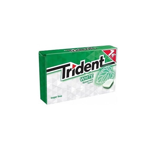 TRIDENT WHITE ΔΥΟΣΜΟΣ ΤΣΙΚΛΕΣ ΧΩΡΙΣ ΖΑΧΑΡΗ (23.8gr)