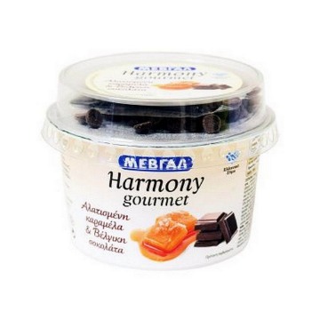 ΜΕΒΓΑΛ HARMONY GOURMET ΑΛΑΤΙΣΜΕΝΗ ΚΑΡΑΜΕΛΑ + ΝΙΦΑΔΕΣ ΣΟΚΟΛΑΤΑΣ 160gr