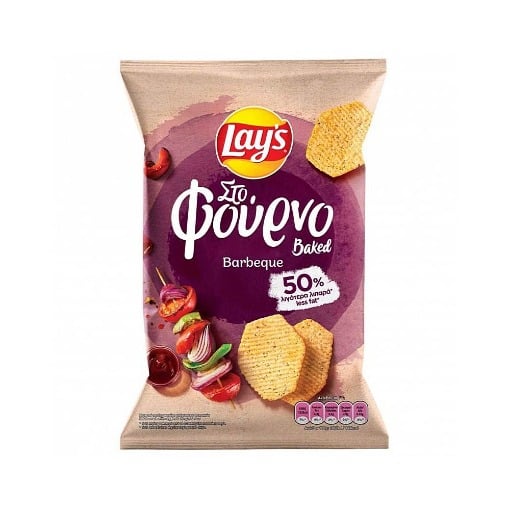 LAYS ΠΑΤΑΤΑΚΙΑ ΦΟΥΡΝΟΥ BBQ 105g