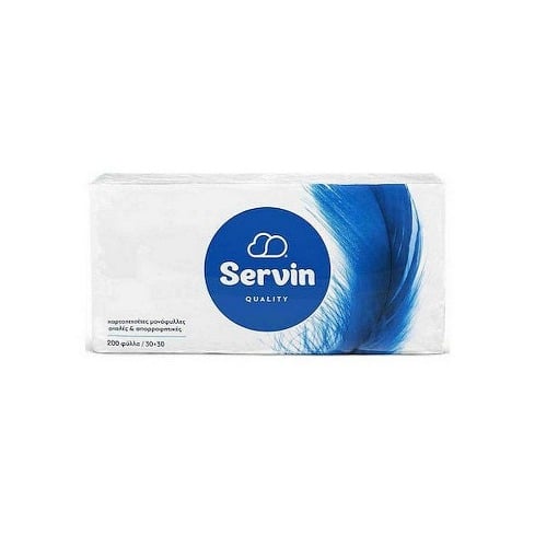 SERVIN ΧΑΡΤΟΠΕΤΣΕΤΕΣ ΜΕΣΑΙΕΣ QUALITY 30X30 200ΤΜΧ