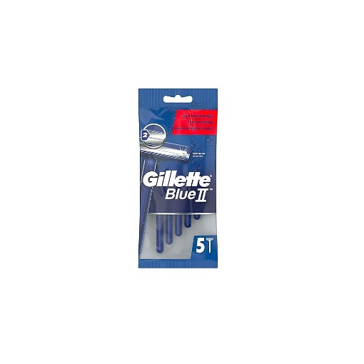 GILLETTE ΞΥΡΑΦΑΚΙΑ BLUE II 5ΤΜΧ (ΣΤΑΘΕΡΗ ΚΕΦΑΛΗ)