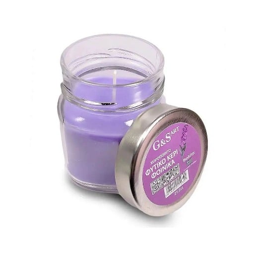 G & S Art Φυτικό Αρωματικό Κερί Φοίνικα Βιολέτα 212ml