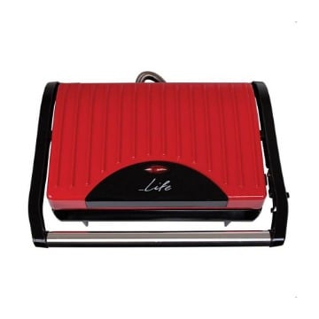 ΤΟΣΤΙΕΡΑ ΜΕ GRILL ΠΛΑΚΕΣ 700W LIFE SCARLET