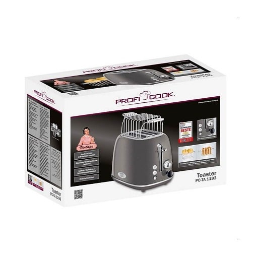 ΑΥΤΟΜΑΤΗ VINTAGE ΦΡΥΓΑΝΙΕΡΑ ΑΝΘΡΑΚΙ 815W PC-TA 1193 GREY