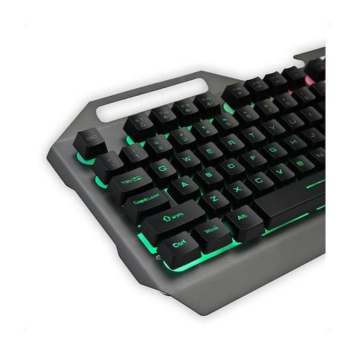 ΕΝΣΥΡΜΑΤΟ GAMING ΠΛΗΚΤΡΟΛΟΓΙΟ ΜΕ LED RGB ΟΠΙΣΘΙΟ ΦΩΤΙΣΜΟ NOD DEFENDER