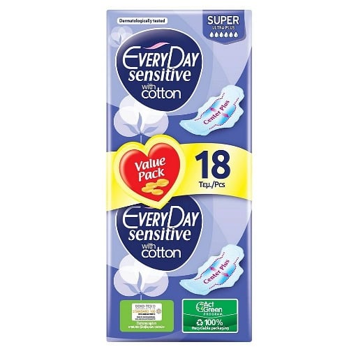 EVERY DAY SENSITIVE SUPER ULTRA PLUS 18TMX