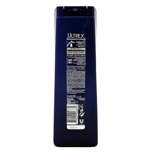 ULTREX ΣΑΜΠΟΥΑΝ (ΚΑΝΟΝΙΚΑ ΜΑΛΛΙΑ) 360ml