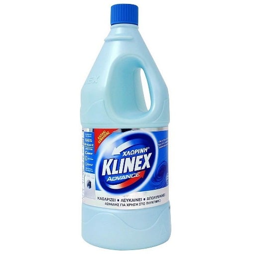 KLINEX ΧΛΩΡINH ADVANCED ΓΙΑ ΠΛΥΝΤΗΡΙΟ ΡΟΥΧΩΝ 2lit - (ΜΠΛΕ)