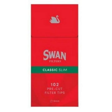 SWAN CLASSIC SLIM ΦΙΛΤΡΑΚΙΑ ΚΟΚΚΙΝΟ 20ΤΜΧ